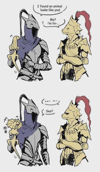 I found an animal looks like you! Me? i'm lio-... 从开生 (.. See?