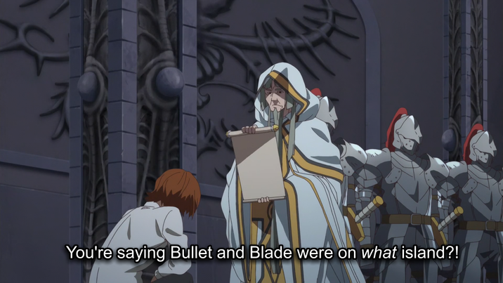 You're saying Bullet and Blade were on what island?!