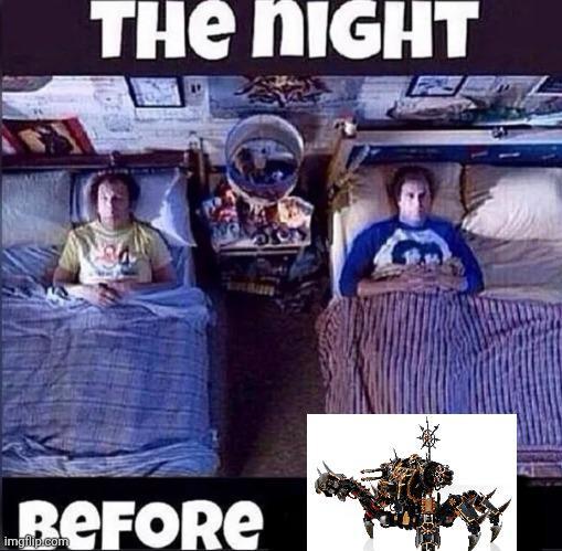 THE NIGHT BEFORE imgflip.com