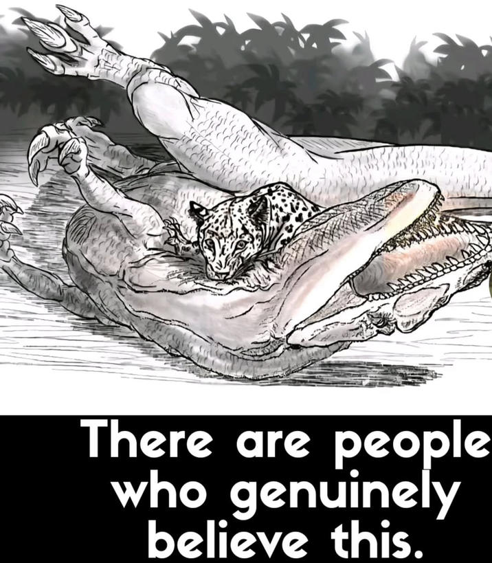 There are people who genuinely believe this.