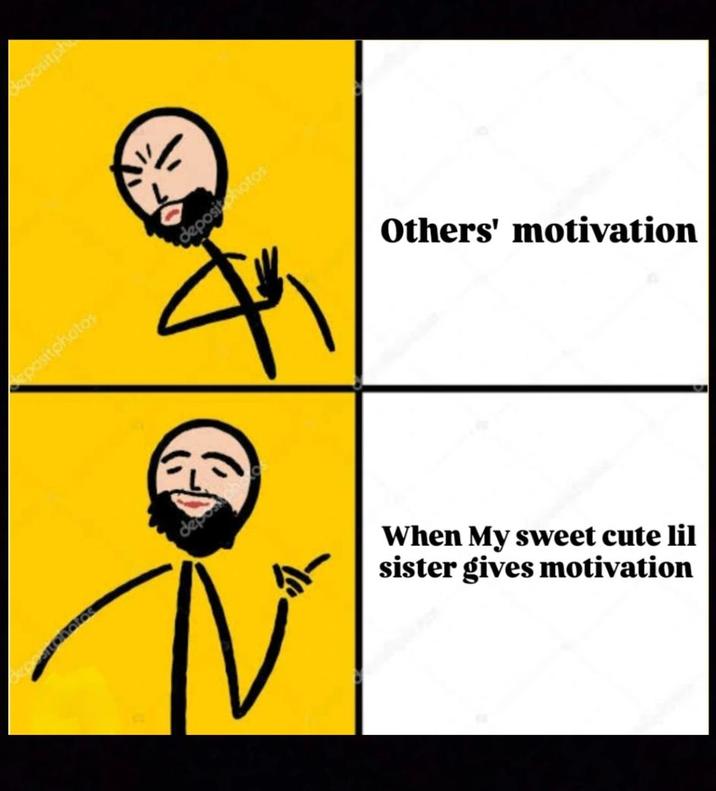 depositph epositphotos depositphotos depone Others' motivation When My sweet cute lil sister gives motivation