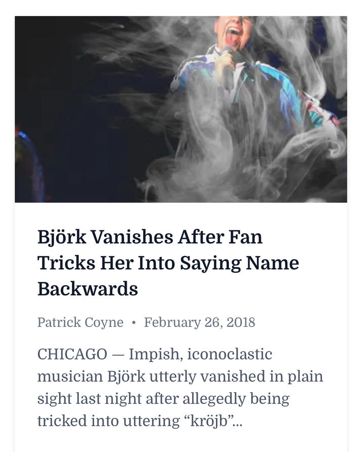 Bjork Hard Times
