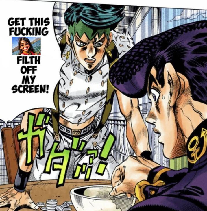 GET THIS F------ FILTH OFF MY SCREEN! O