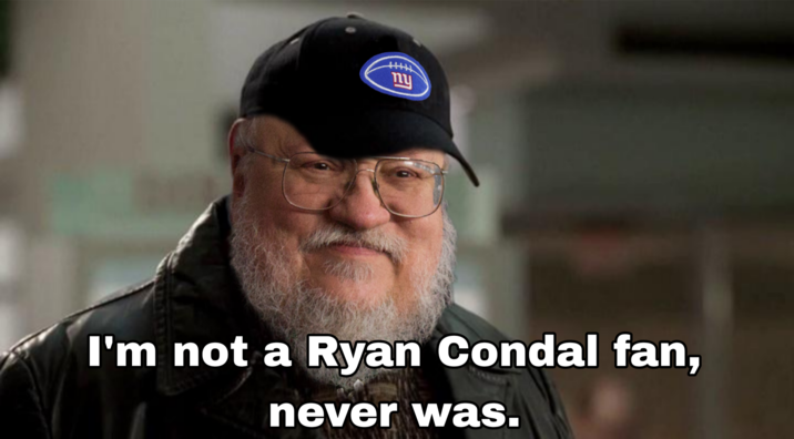 ny I'm not a Ryan Condal fan, never was.