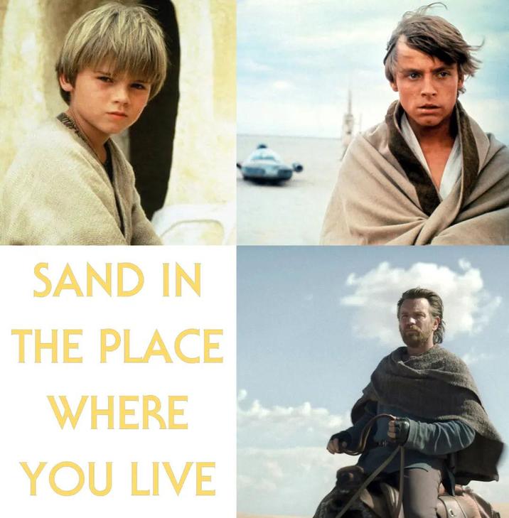 SAND IN THE PLACE WHERE YOU LIVE