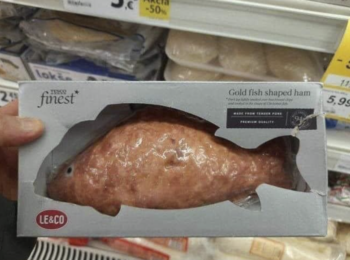 loki 25 finest LE&CO C-50% Gold fish shaped ham MADE FROM TEMBER FORE FREMIUM QUALITY 11 5,99