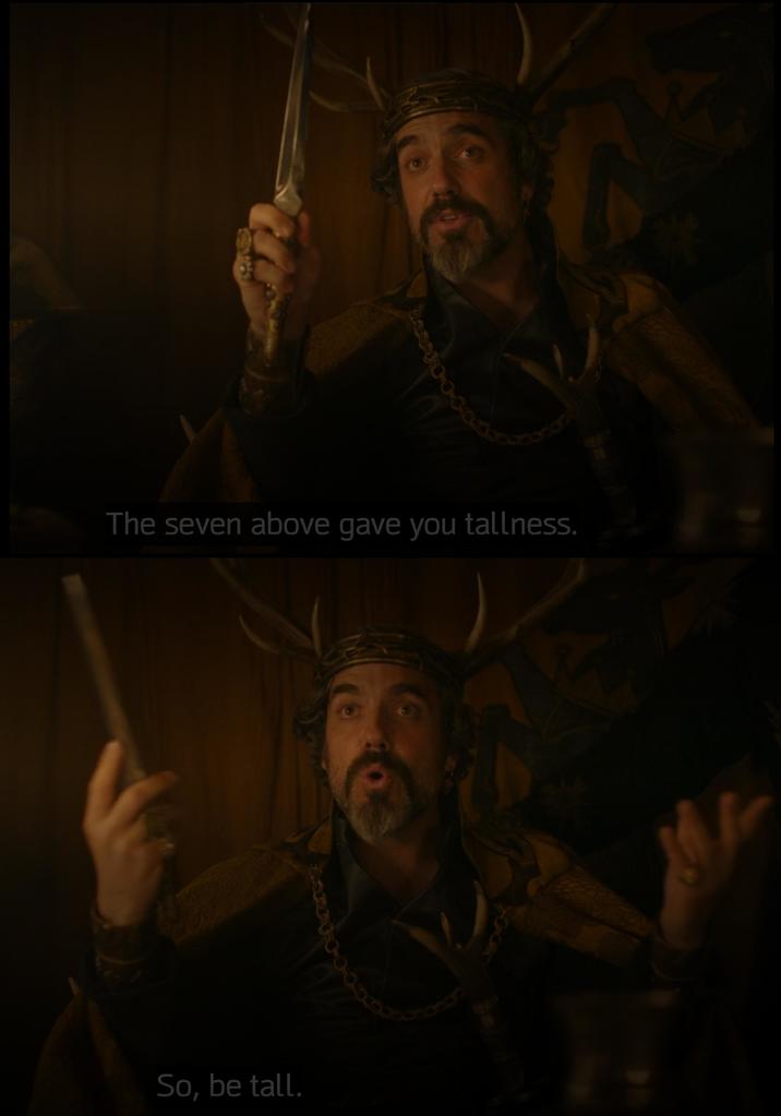 The seven above gave you tallness. So, be tall. 141 Y