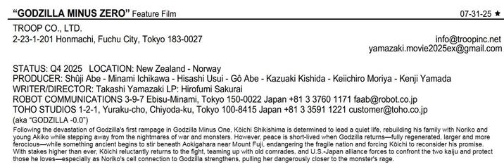 It’s basically confirmed King Ghidorah is the second monster due to Akigahara being the emergence point of the monster in previous films. In case the teaser poster didn’t make it obvious enough 