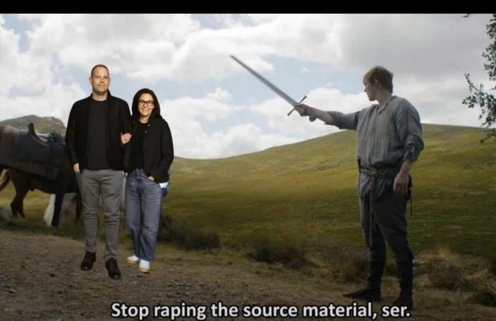 Stop r----- the source material, ser.