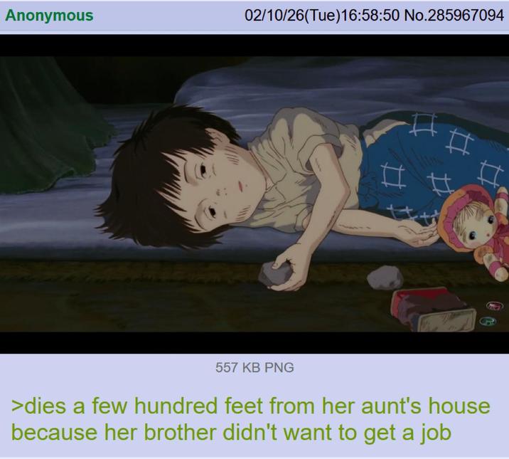Anonymous 02/10/26(Tue)16:58:50 No.285967094 557 KB PNG >dies a few hundred feet from her aunt's house because her brother didn't want to get a job
