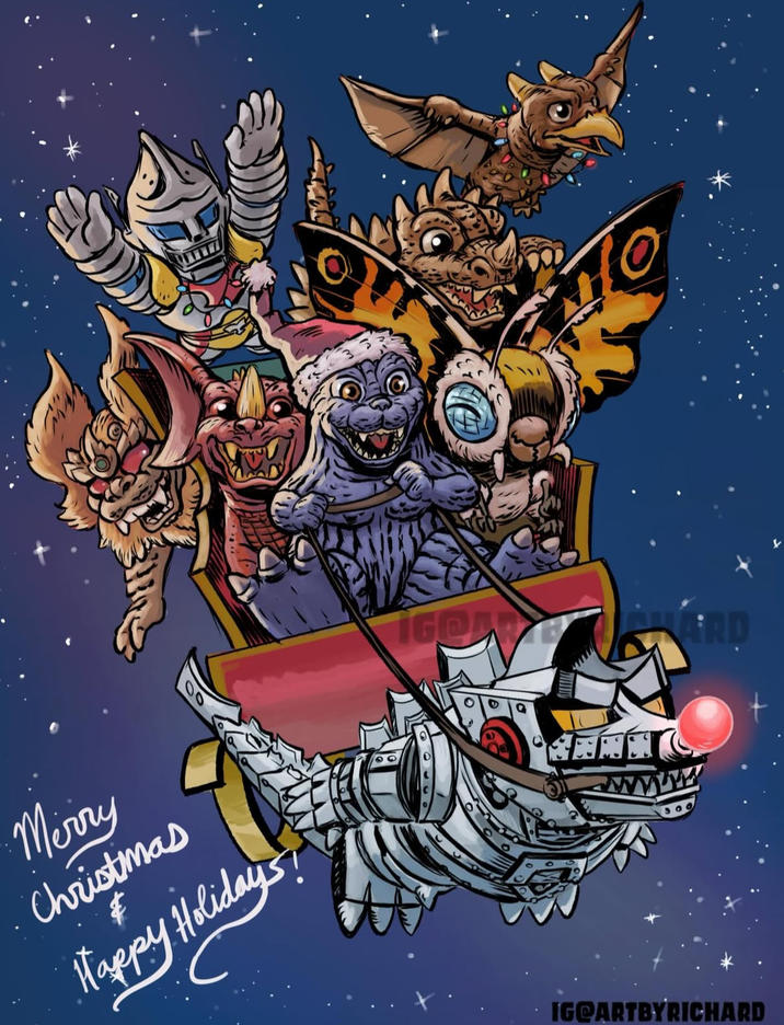 m 10 CHARD Merry Christmas Happy Holidays www IG@ARTBYRICHARD