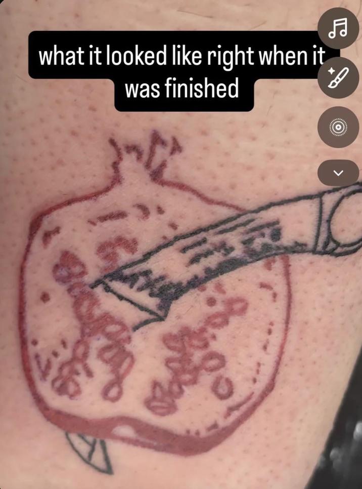 what it looked like right when it was finished