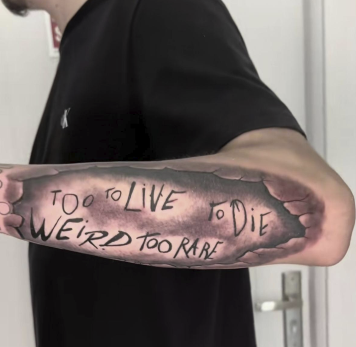TOO TO LIVE LIVE DIE WEIRD TOO RARE