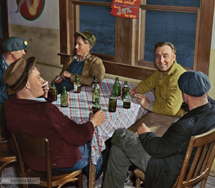 Osebcolorisation When served Drink Jax ALE-BEER