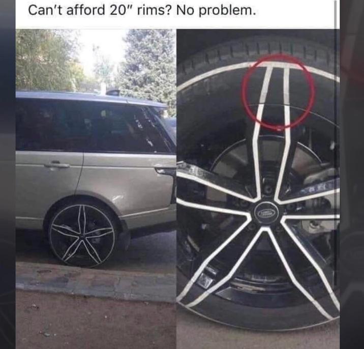 Can't afford 20" rims? No problem.