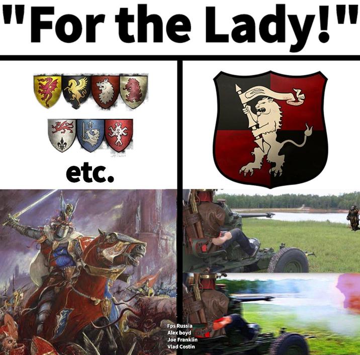 "For the Lady!" etc. Fps Russia Alex boyd Joe Franklin Vlad Costin