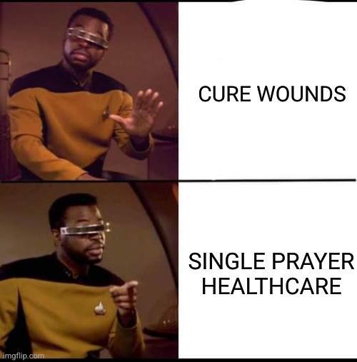 imgflip.com CURE WOUNDS SINGLE PRAYER HEALTHCARE