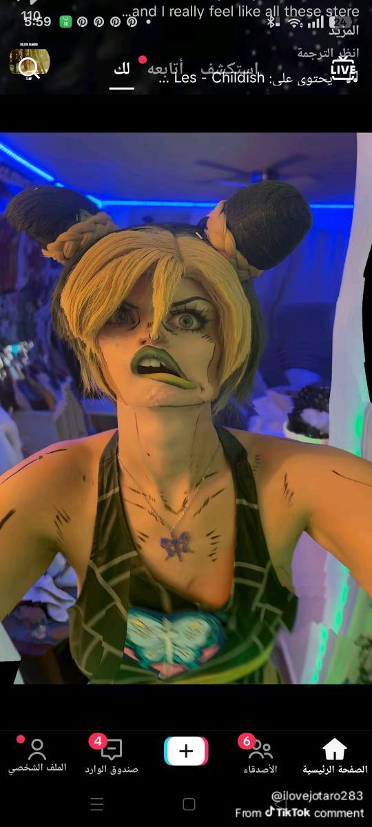 4 13.569 and I really feel like all these stere المزيد الملف الشخصي صندوق الوارد | | | انظر الترجمة LIVE يحتوى على : iransh اشرف عم أتابعه ... Les 65 + الأصدقاء الصفحة الرئيسية @ilovejotaro283 From Tik Tok comment