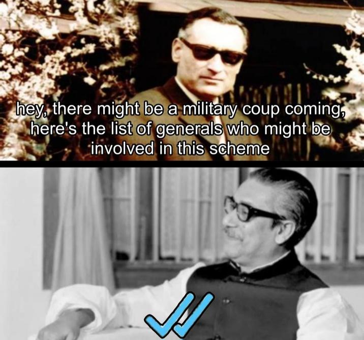hey, there might be a military coup coming, here's the list of generals who might be involved in this scheme