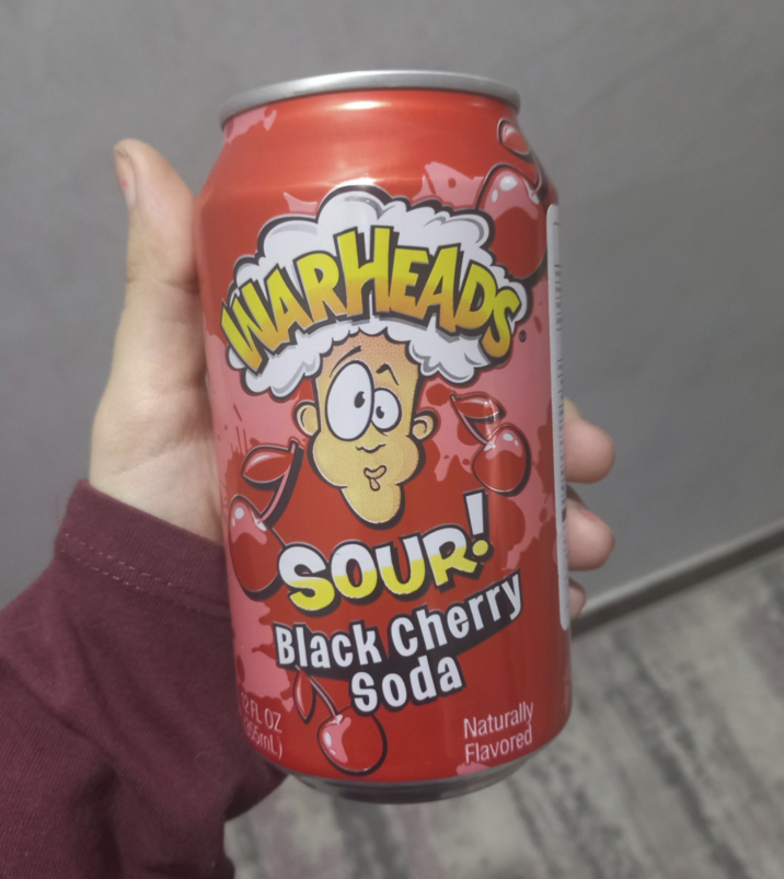 MARHEADS SOUR! Black Cherry Soda Naturally Flavored 2FL OZ