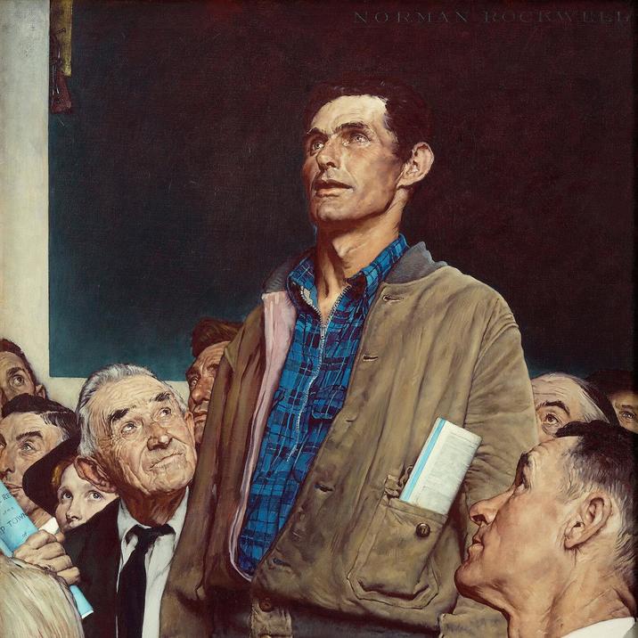 RE of the P TOWN NORMAN ROCKWELL