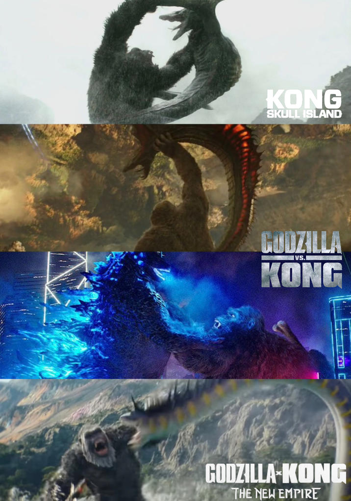 KONG SKULL ISLAND GODZILLA VS.I KONG GODZILLA-KONG THE NEW EMPIRE