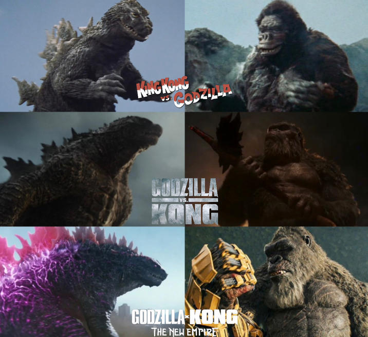 KINGKONG GODZILLA KONG GODZILLA KONG THE NEW EMPIRE