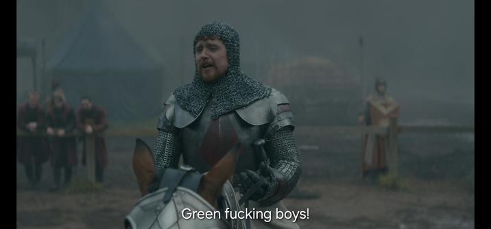 Green f------ boys!