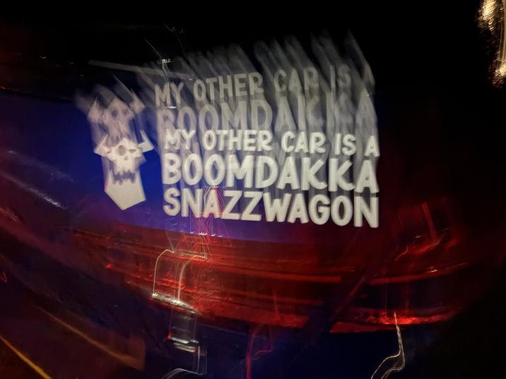 MY OTHER CAR IS MD MY OTHER CAR IS A BOOMDAKKA SNAZZWAGON
