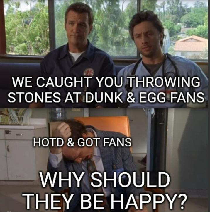 WE CAUGHT YOU THROWING STONES AT DUNK & EGG FANS HOTD & GOT FANS WHY SHOULD THEY BE HAPPY?