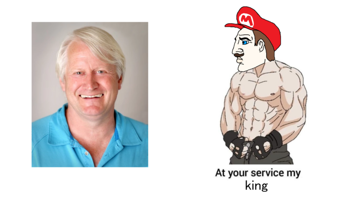 At your service my king