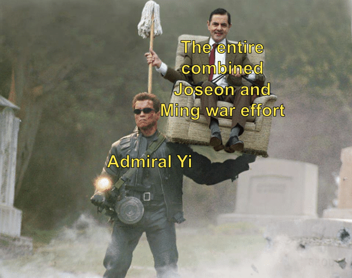 The entire combined Joseon and Ming war effort Admiral Yi 0