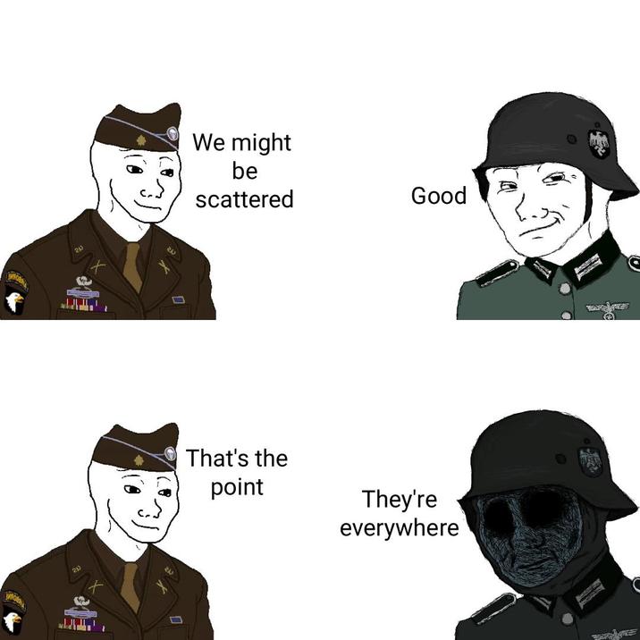 ROBRA We might be scattered Good That's the point They're everywhere 20 C