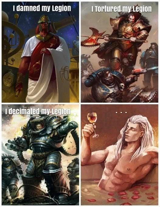 I damned my Legion I Tortured my Legion I decimated my Legion