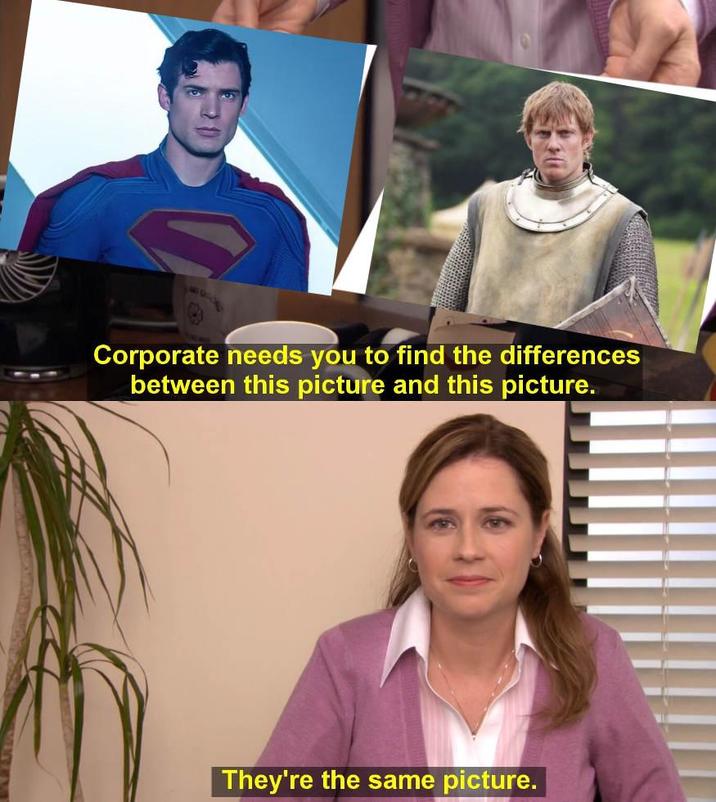 Corporate needs you to find the differences between this picture and this picture. They're the same picture.