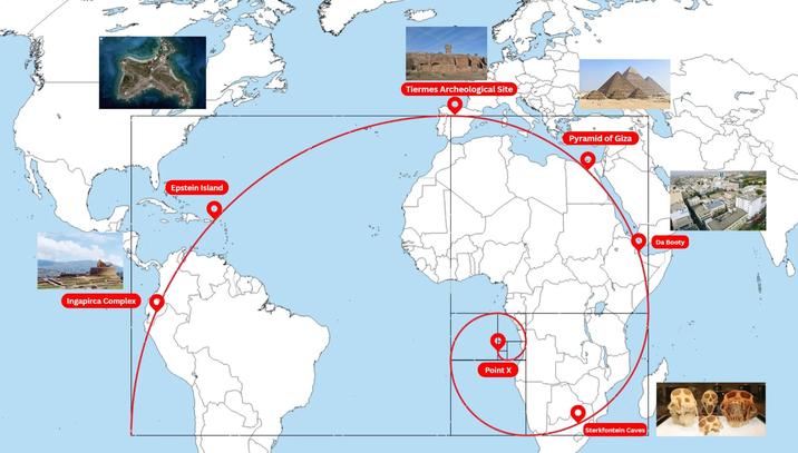 Ingapirca Complex Epstein Island Tiermes Archeological Site Point X Pyramid of Giza Sterkfontein Caves Da Booty