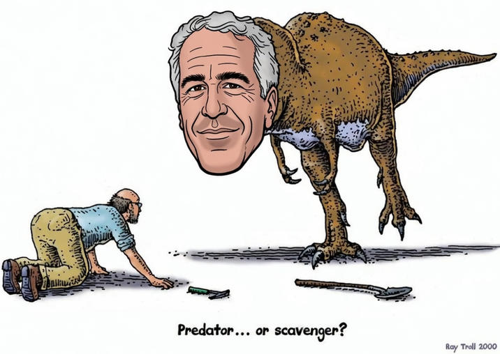 Predator... or scavenger? Ray Troll 2000