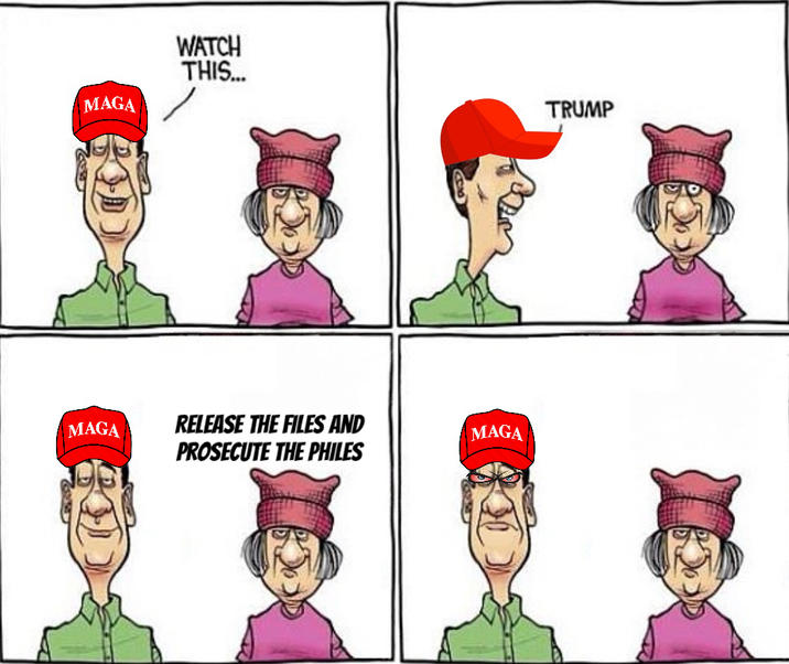 MAGA WATCH THIS... TRUMP MAGA RELEASE THE FILES AND PROSECUTE THE PHILES MAGA