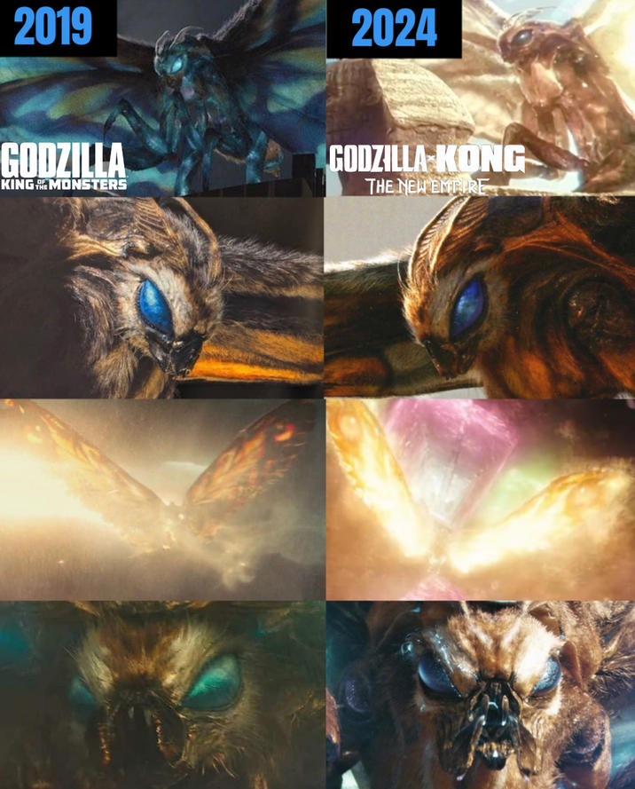 2019 2024 GODZILLA KING OF MONSTERS GODZILLA KONG THE NEW EMPIRE