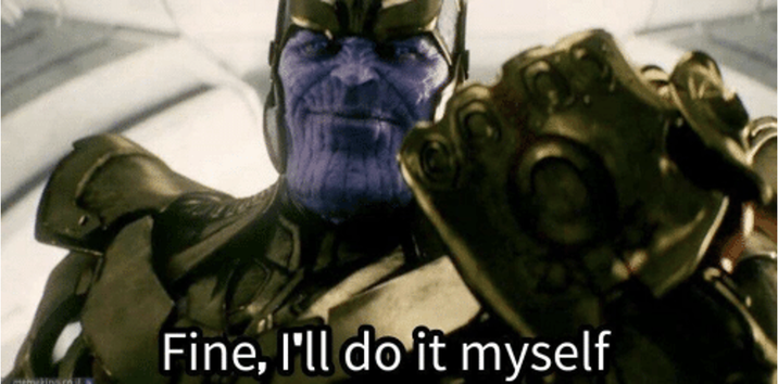 Fine, I'll do it myself