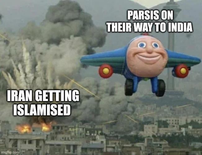 IRAN GETTING ISLAMISED imgflip.com PARSIS ON THEIR WAY TO INDIA