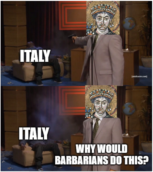 ITALY ITALY [adultswim.com] WHY WOULD BARBARIANS DO THIS?
