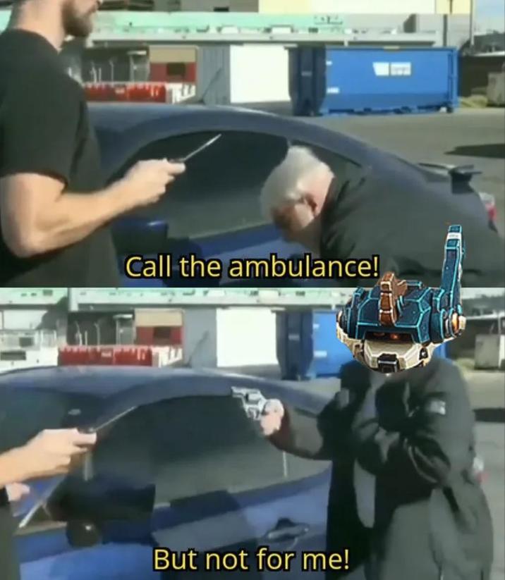 Call the ambulance! But not for me!