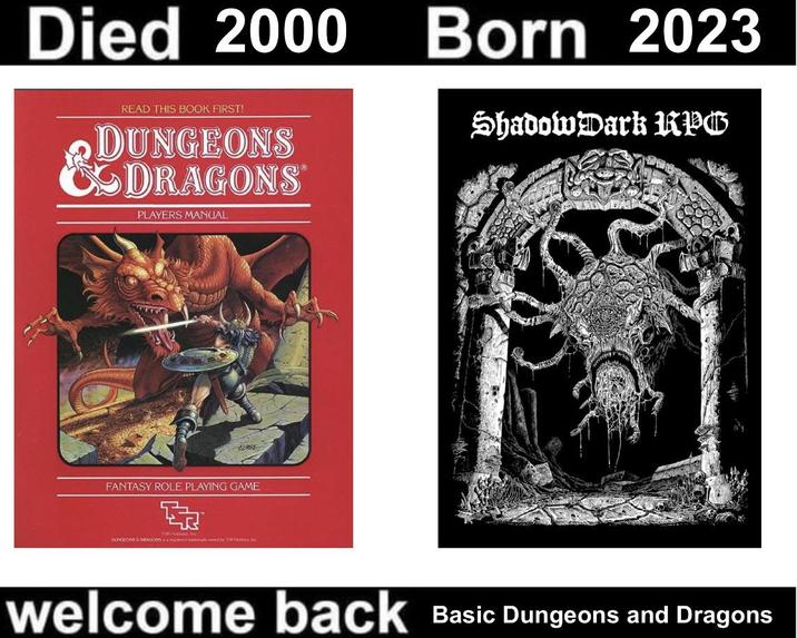 Died 2000 READ THIS BOOK FIRST! DUNGEONS CODRAGONS PLAYERS MANUAL FANTASY ROLE PLAYING GAME DUNGEONS & DRAGONS nad by Toties be Born 2023 ShadowDark KPG welcome back Basic Dungeons and Dragons