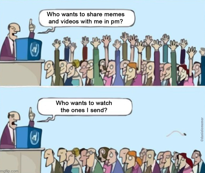 the duality of sharing memes | /r/dankmemes | Know Your Meme