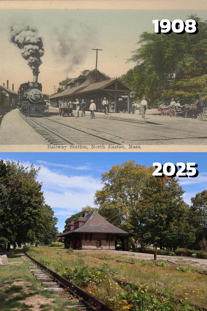 1908 Railway Station, North Easton, Mass. 2025