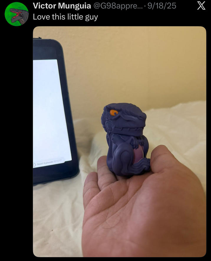 Victor Munguia @G98appre.... 9/18/25 Love this little guy Next Episode 5717 X