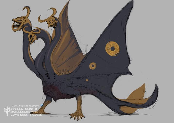 METALNECK.BSKY.SOCIAL @STEEL NECK Y @STEELNECKO ZOMBIECENTIPEDE