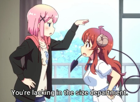 You're lacking in the size department.