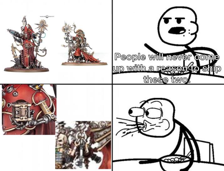 People will never come up with a reason to ship these two!